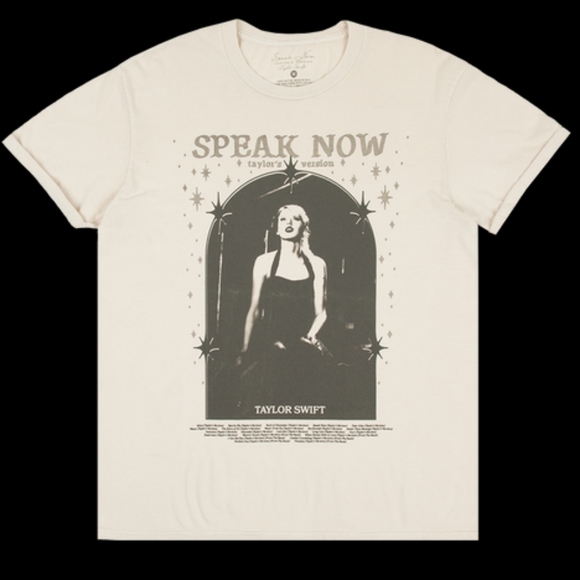 NEW Speak Now (Taylor's Version) Tracklist Taupe T-Shirt 3XL - Picture 3 of 3